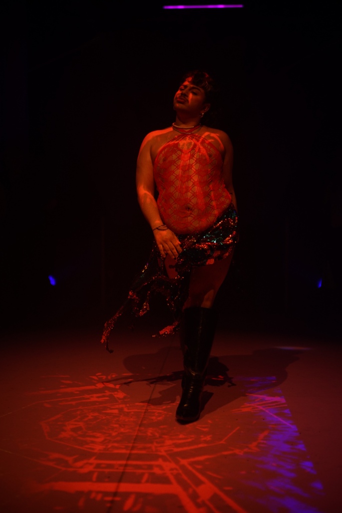 Jafar performing at Queer Bcademy, Kampnagel, 2023