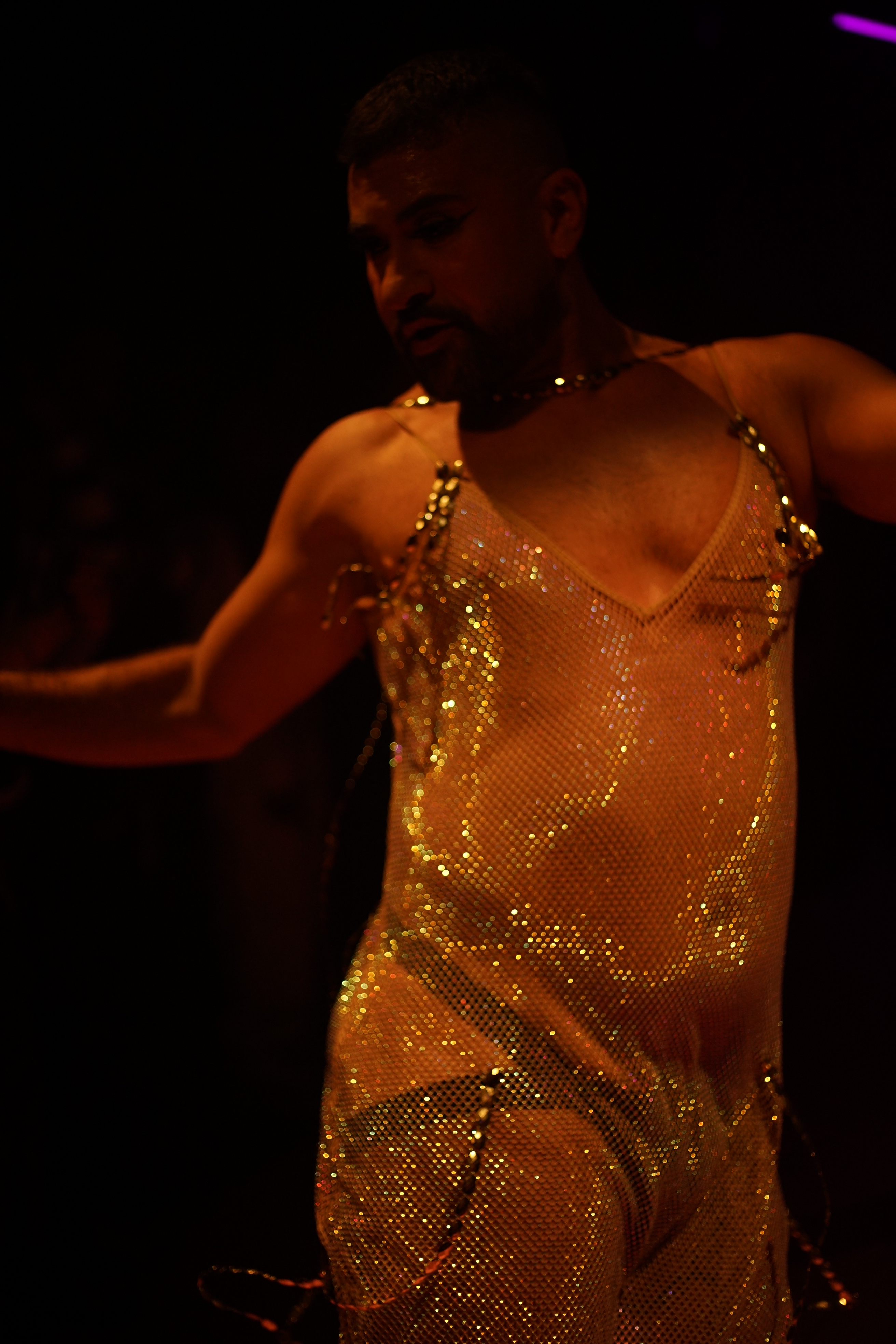 Yussef performing at Queer Bcademy, Kampnagel, 2023